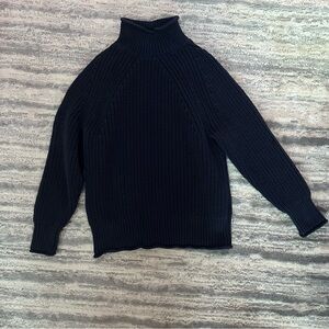 J. Crew Navy Blue Rollneck Sweater